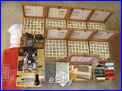 Kingsley Hot Foil Stamping Machine With8 boxes of letters and other extras