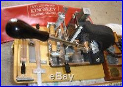 Kingsley Hot Foil Stamping Machine With8 boxes of letters and other extras