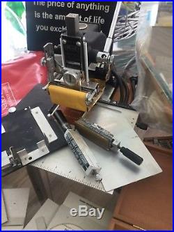 Kingsley Machine Hot Foil Stamping Machine With Lots Of Extras