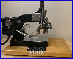 Kingsley Machine M-60 Two Line Machine Hot Foil Stamping Machine Read
