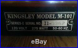 Kingsley Machine, Model M-101 Hot Foil Stamping Machine with Digital Controls