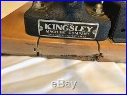 Kingsley Machine Model M-50 Hot Stamp Foil 2 Lines Tons of Extras! Wow