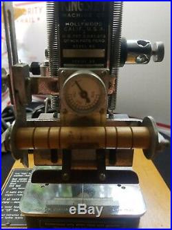 Kingsley Machine Model M-50 Two Line Gold Hot Foil Stamping Machine Embossing
