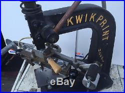 Kwikprint Model 55 Hot Foil Stamping Machine Press