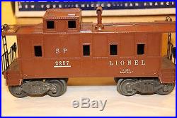 LIONEL ORIIGINAL POSTWAR 2257 CABOOSE withpainted stack-heat stamp RARE! WithBOX