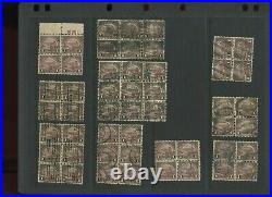 Large Lot Of 571 Lincoln Memorial Stamps Including Multiples, Precancels, Etc