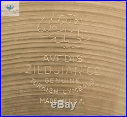 Large Stamp Vintage 1954-1957 Avedis Zildjian 20 Ride Cymbal 2,058 Grams