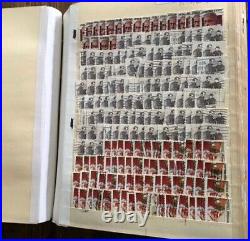 Large accumulation of over 7,000 Used stamps mid-2nd half of 1900's