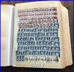 Large accumulation of over 7,000 Used stamps mid-2nd half of 1900's