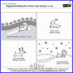 Lawn Fawn Stamptember 2016 Happy Howlidays Stamp And Die Set