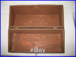 Leather Craft Tools Box Wood Chest 110 Stamps Craftool Vintage Lot Saddle Maker