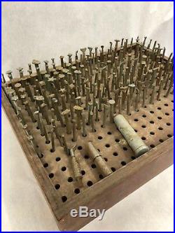 Leather Craftvtgcraftool Large Lot224 Stamping Tools