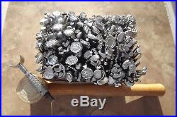 Leather Craftvtgcraftool Large Lot308 Stamping Tools Plus