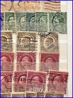 Loaded Top Bottom Imperfs U. S. Investor Lot Of U. S. Stamps In Stock Page