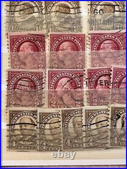 Loaded Top Bottom Imperfs U. S. Investor Lot Of U. S. Stamps In Stock Page