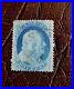 Lot 16. US Benjamin Franklin 1860s One Cent Stamp Blue