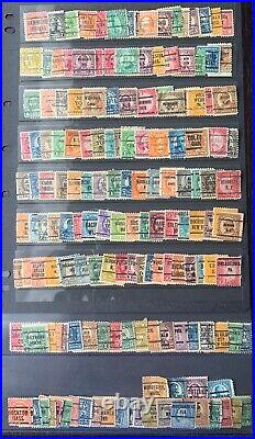 Lot Of 150+ Early United States Postage Stamp Precancels Bureaus Cities States