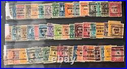 Lot Of 150+ Early United States Postage Stamp Precancels Bureaus Cities States