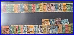 Lot Of 150+ Early United States Postage Stamp Precancels Bureaus Cities States