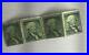 Lot Of 4 George Washington 1 cent Green Stamps USA Used Very Good Condition