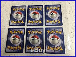 Lot Of 6 Charmander Base Set First 1st Edition Stamp Shadowless English Mint