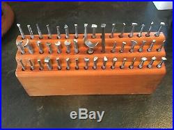 Lot of 47 Leather Tools Vintage Craftool Co. USA Barnes Stamp Pre 63