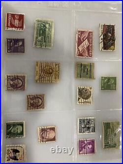 Lot of 64 Vintage Used United States Stamps Nice Variety High CV