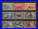Lot of 9 1898 U. S. Used Trans-Mississippi Stamps Complete Set # 285-93 #141845 X