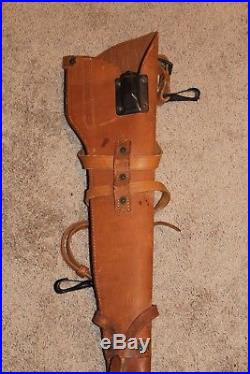 M1 Carbine Jeep Scabbard Original Never Issued 1944 J. Q. M. D E. N. S Stamped