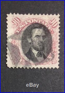 Momen Us Stamps #122 Used $2,100 Lot #634