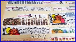 Make Offer LOT of 2,000 + Stamps in BIG Album Used US vintage 1960s-1980s