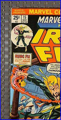 Marvel Premiere 15 1st App. Iron Fist! White Pages With Value Stamp High Grade