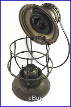 Michigan Central R. R. Bell Bottom 1864 Presentation Stamped Railroad Lamp