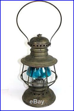 Michigan Central R. R. Bell Bottom 1864 Presentation Stamped Railroad Lamp