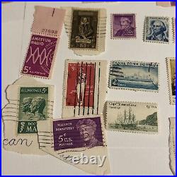 Mixed Lot of 76 + Vintage US Stamp Postage Mixed Unused & Used Stamps +Free Ship