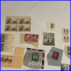 Mixed Lot of 76 + Vintage US Stamp Postage Mixed Unused & Used Stamps +Free Ship