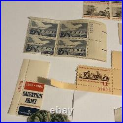 Mixed Lot of 76 + Vintage US Stamp Postage Mixed Unused & Used Stamps +Free Ship