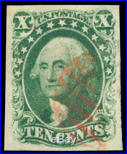 Momen US Stamps #16 Used POS 64L1 3 PF Certs SUPERB
