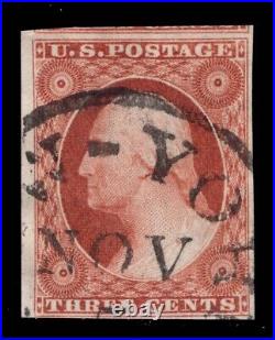 Momen Us Stamps #10a Orange Brown Used Vf Lot #89211