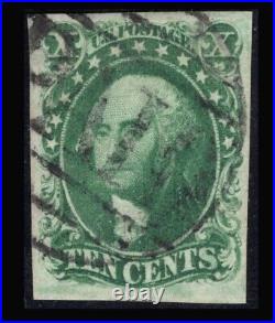 Momen Us Stamps #14 Imperf Used Vf+ Lot #89918