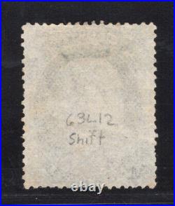 Momen Us Stamps #20 63l12 Plate 4 Used Lot #76502