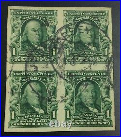 Momen Us Stamps #314 Used Block Vf Lot #73708