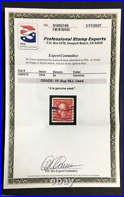 Momen Us Stamps #375 Used Pse Graded Cert Xf-sup 95j Lot #87476