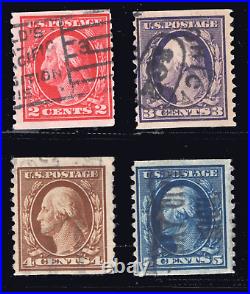 Momen Us Stamps #444-447 Used Lot #80169