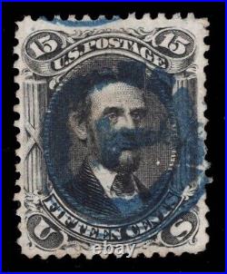 Momen Us Stamps #77 Used Blue Fancy Lot #90368