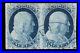 Momen Us Stamps #9 Pos. 62-63r1l Imperf Pair Used Blue Cds Lot #89908