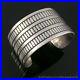 Native American Navajo Arts And Crafts Guild Hand Stamped Silver Cuff Bracelet