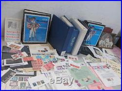 Nystamps G Thousands Mint Used Old US Stamp & Plate Block Collection 7 Album