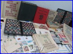 Nystamps G Thousands Mint Used Old US Stamp & Sheet Collection Album & Box