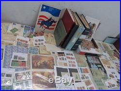 Nystamps G Thousands Mint Used US Stamp & Plate Block Collection Album & Box